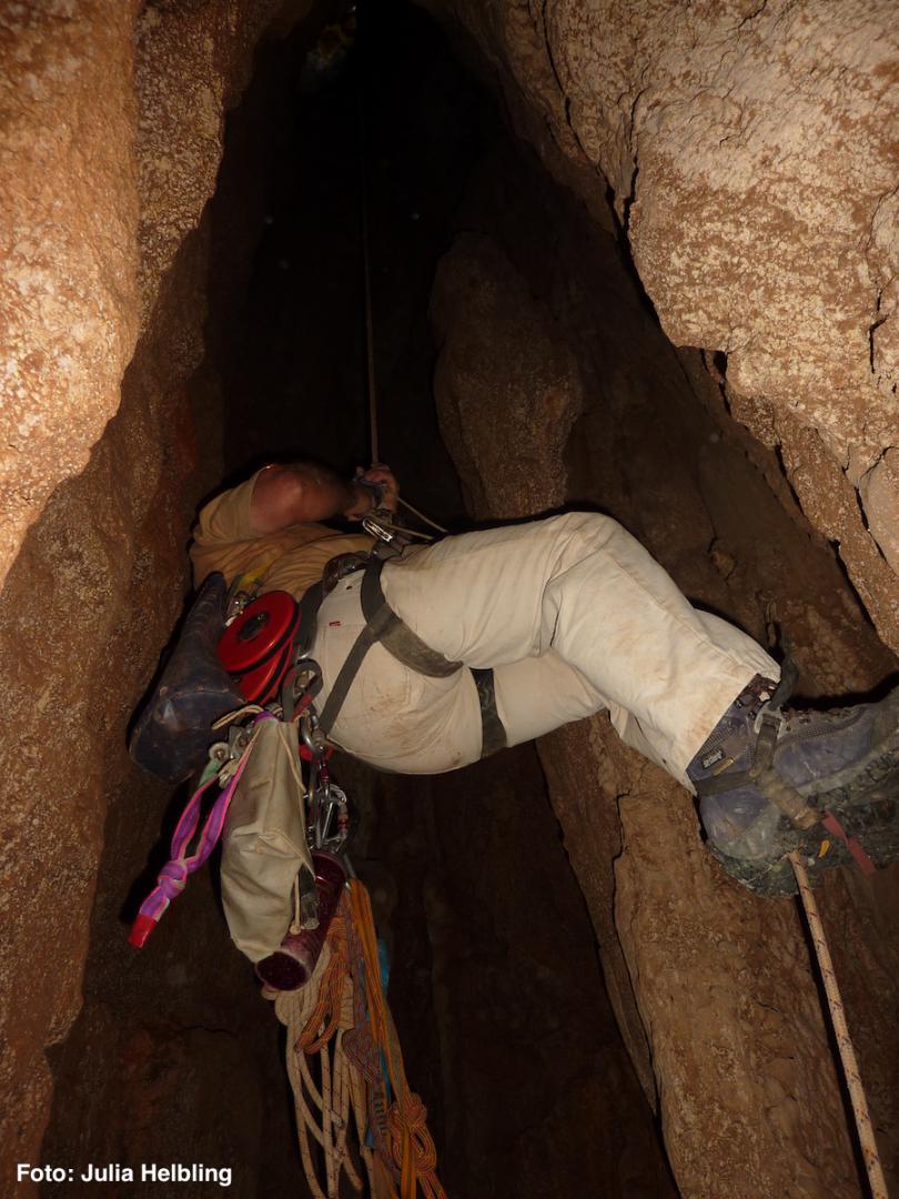 Einstiegsschacht (Ersterforschung 2010)